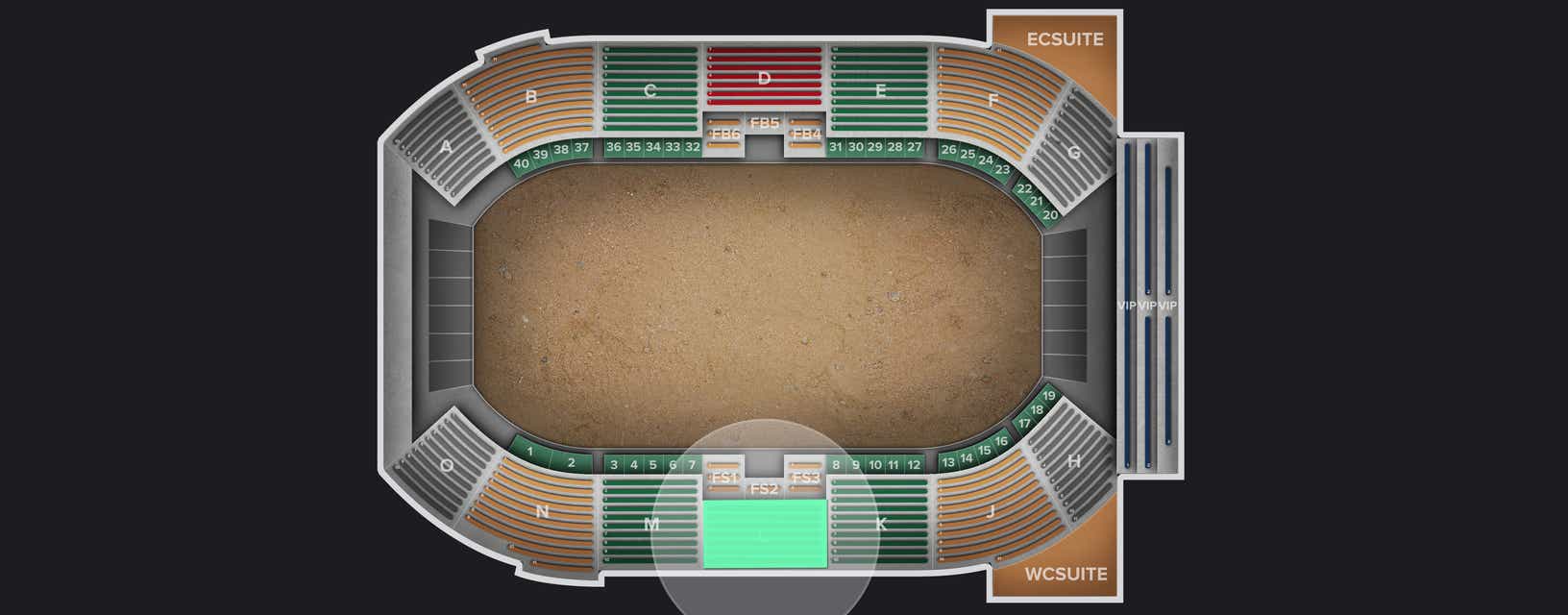 Seat view from Lower