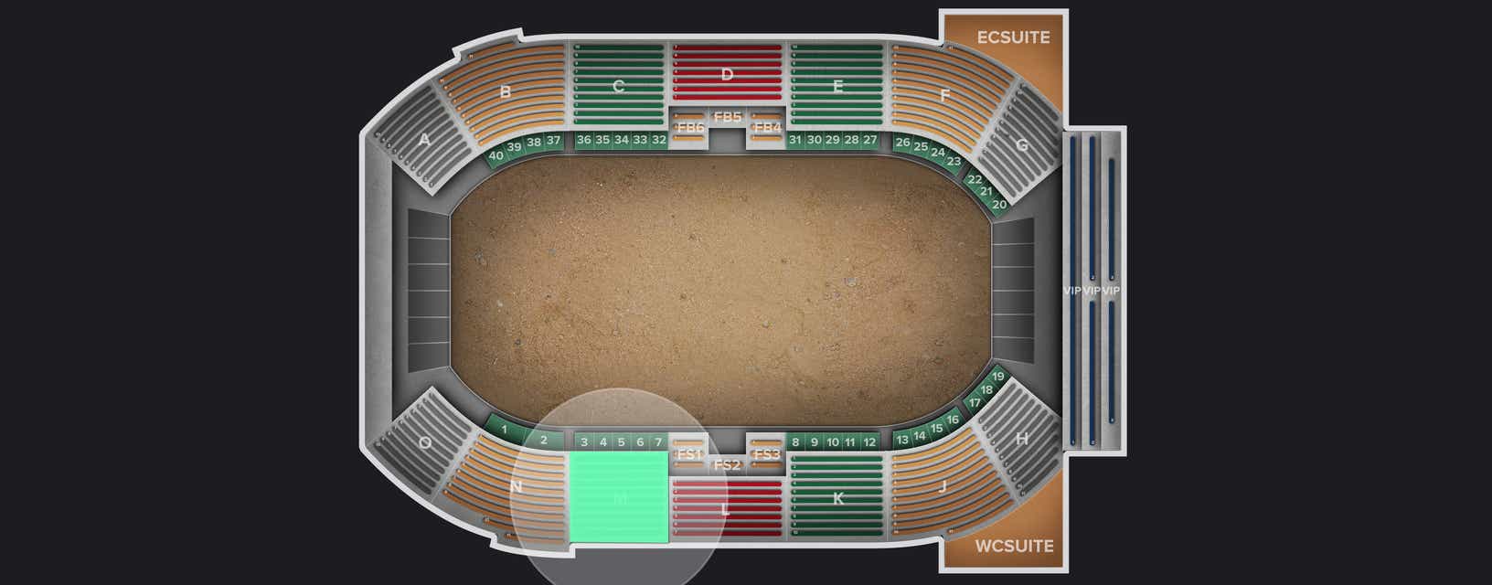Seat view from Lower