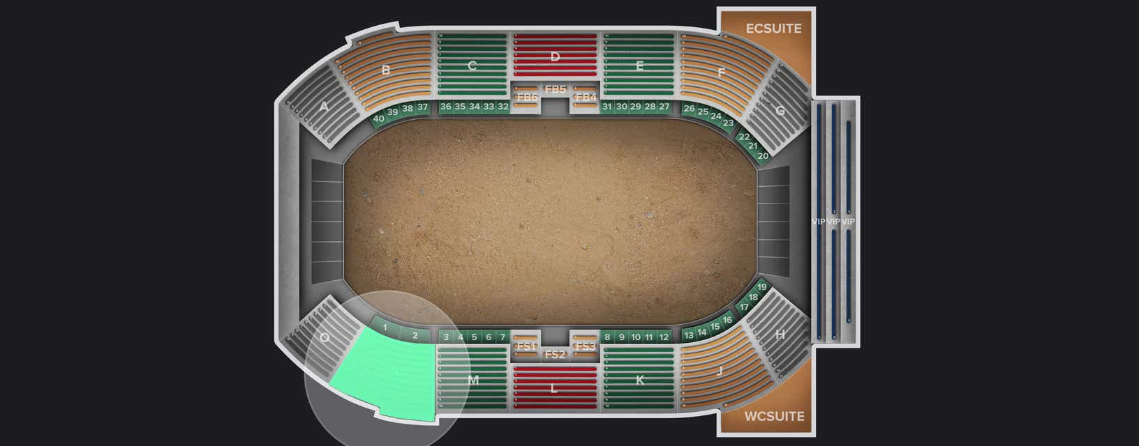 Seat view from Lower
