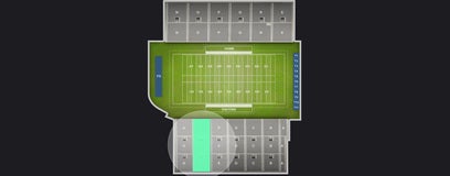 Seat view from Sideline