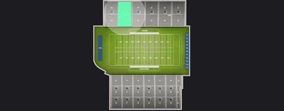 Seat view from Sideline