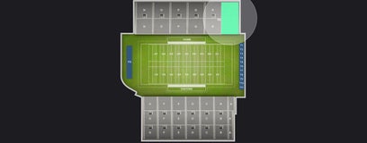 Seat view from Sideline