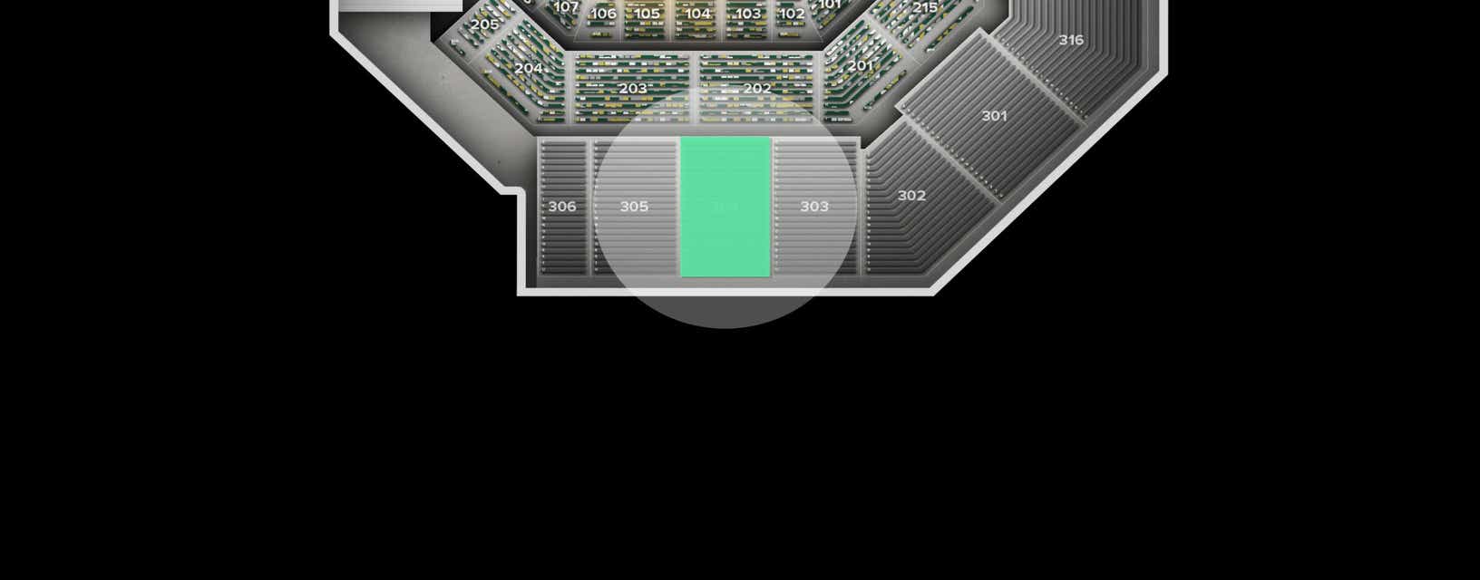 Seat view from Upper