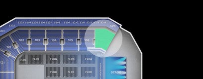 Seat view from Lower