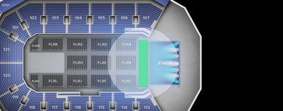Seat view from CONTINENTALROWS