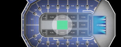 Seat view from FLRH