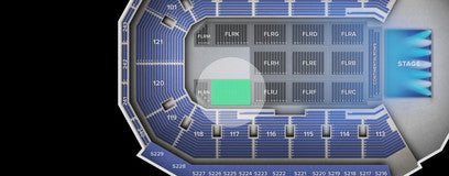 Seat view from FLRL