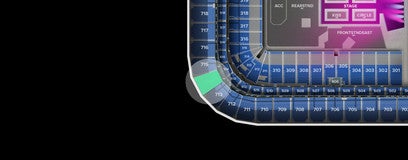 Seat view from Upper