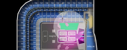 Seat view from Front Standing