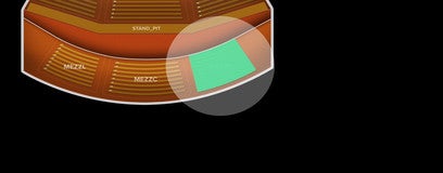 Seat view from Mezzanine