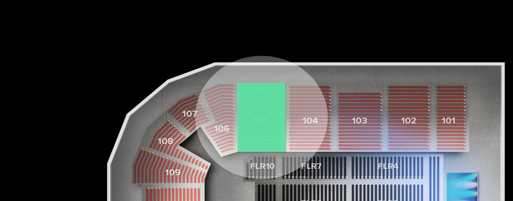 Seat view from Lower