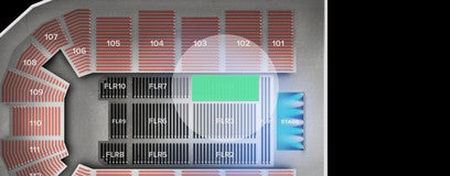 Seat view from Floor