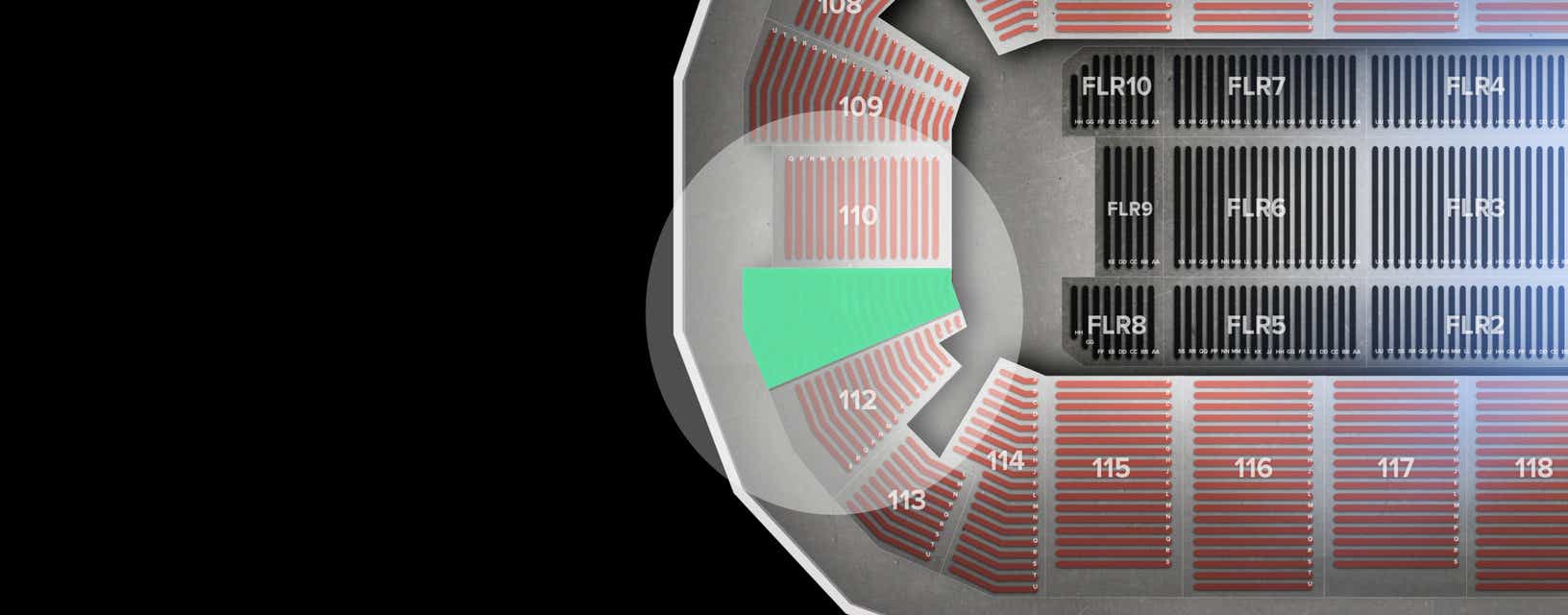 Seat view from Lower