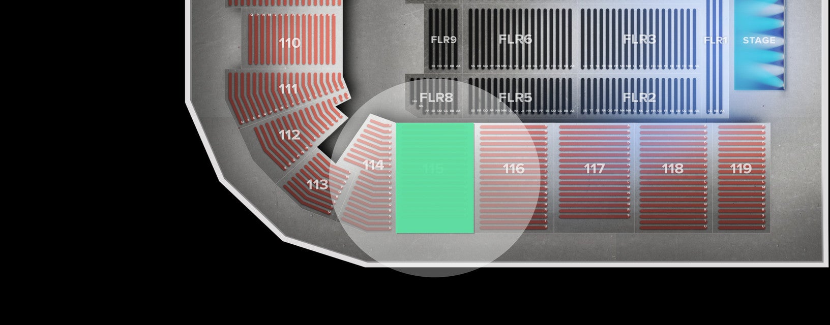 Seat view from Lower