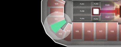 Seat view from Reserved