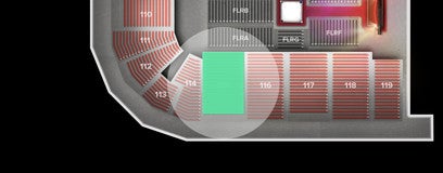 Seat view from Reserved
