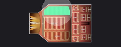 Seat view from Orchestra