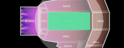 Seat view from