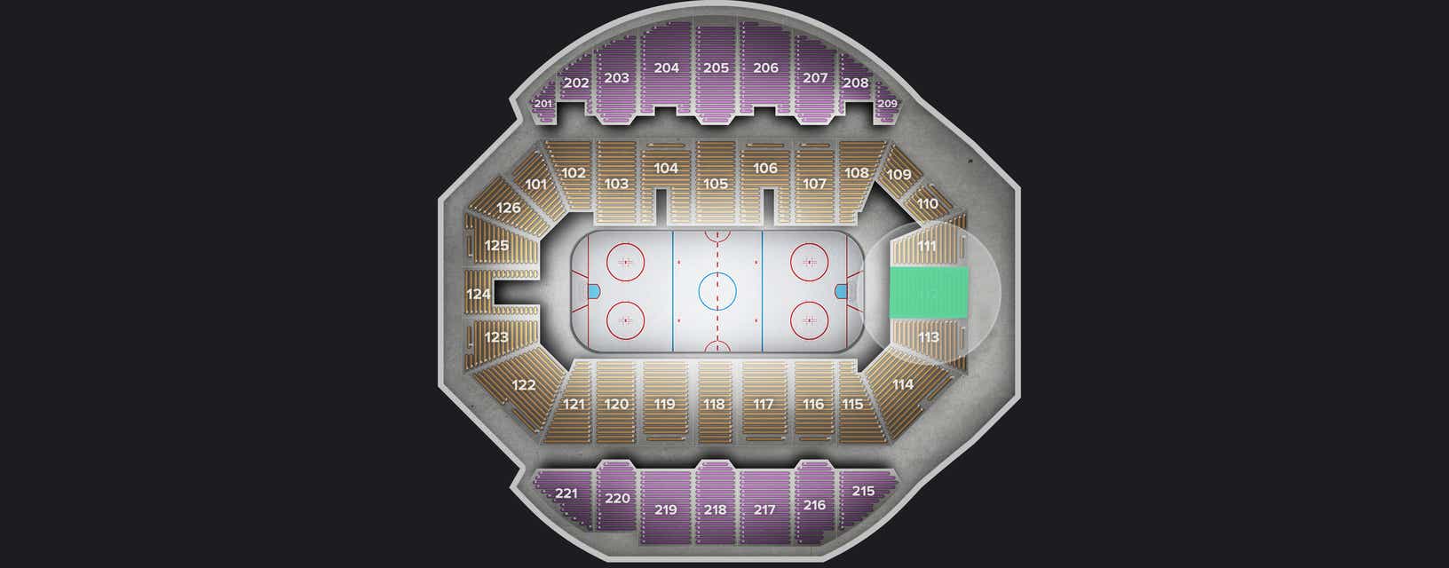 Seat view from Lower
