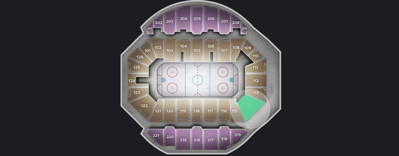 Seat view from Lower
