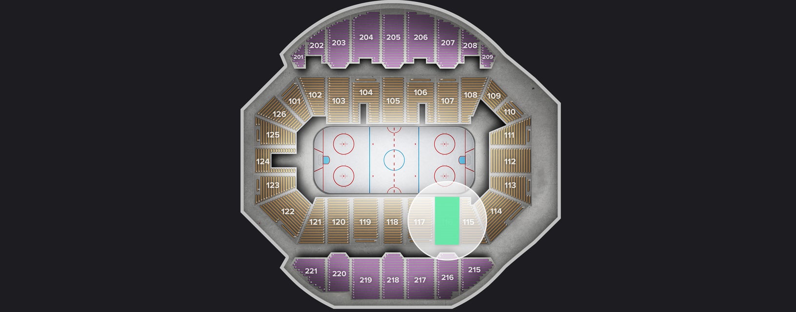 Seat view from Lower