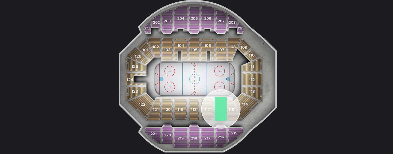 Seat view from Lower