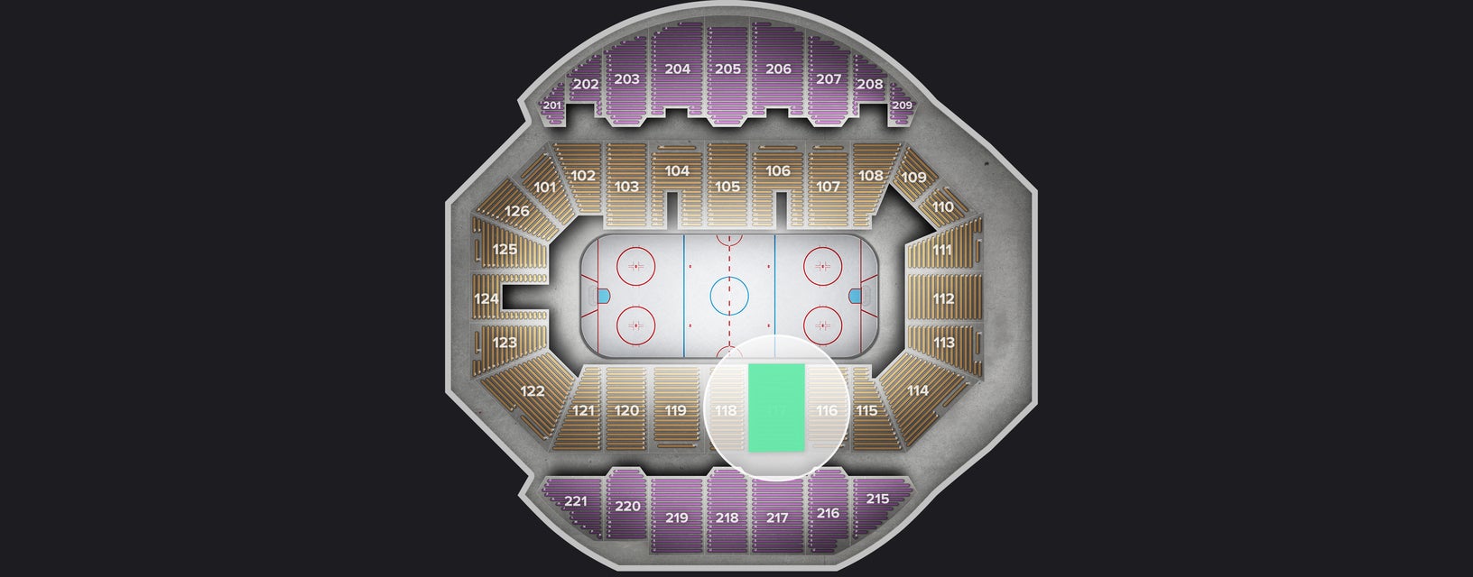 Seat view from Lower