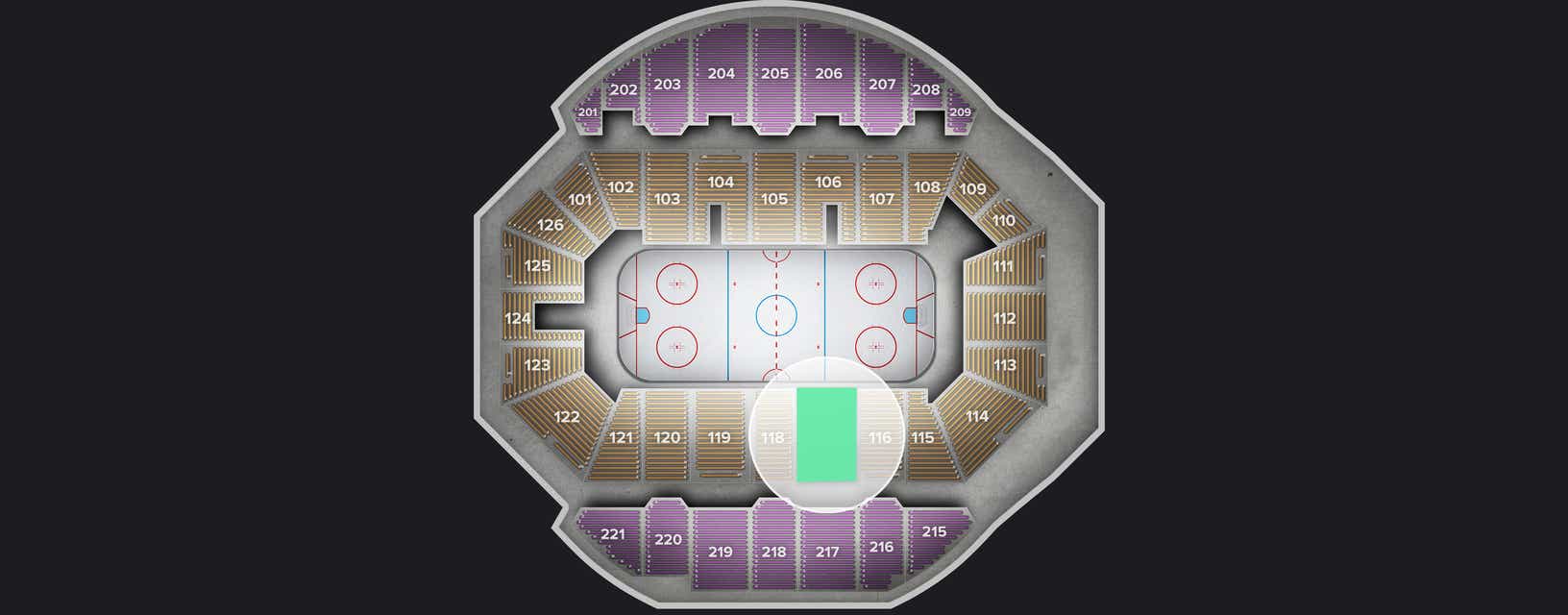 Seat view from Lower
