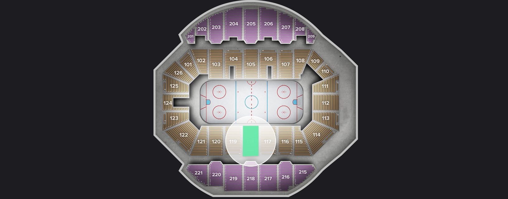 Seat view from Lower