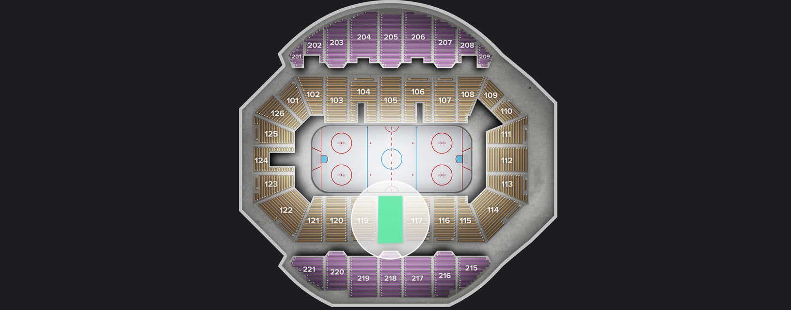 Seat view from Lower