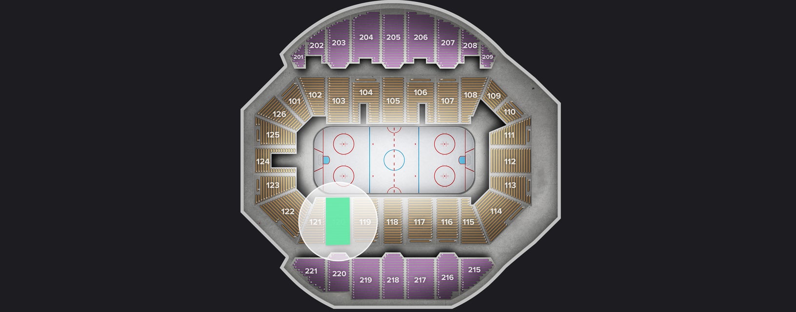 Seat view from Lower