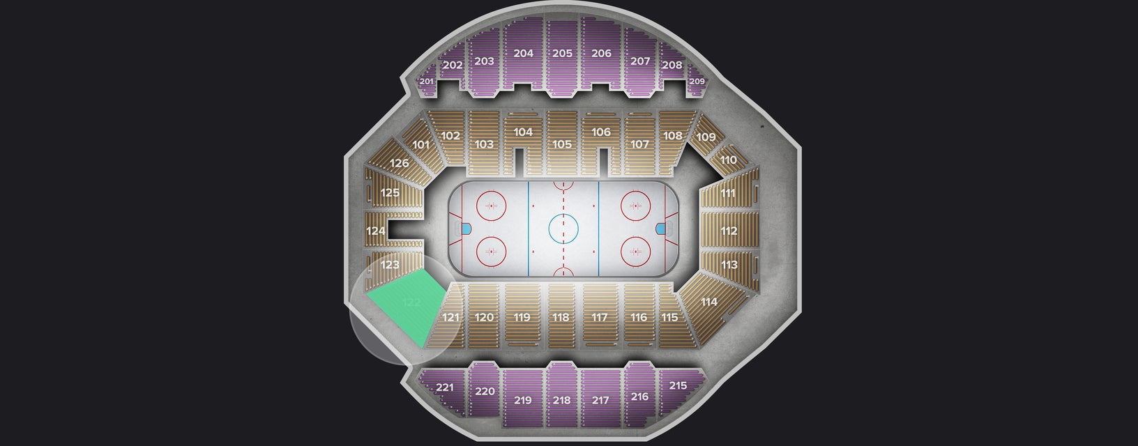 Seat view from Lower