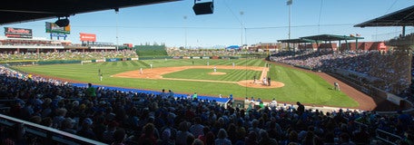 Seat view from Infield Reserved