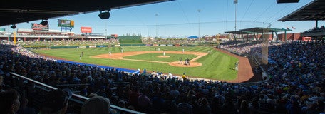 Seat view from Infield Reserved