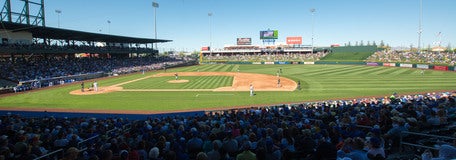 Seat view from Infield Reserved