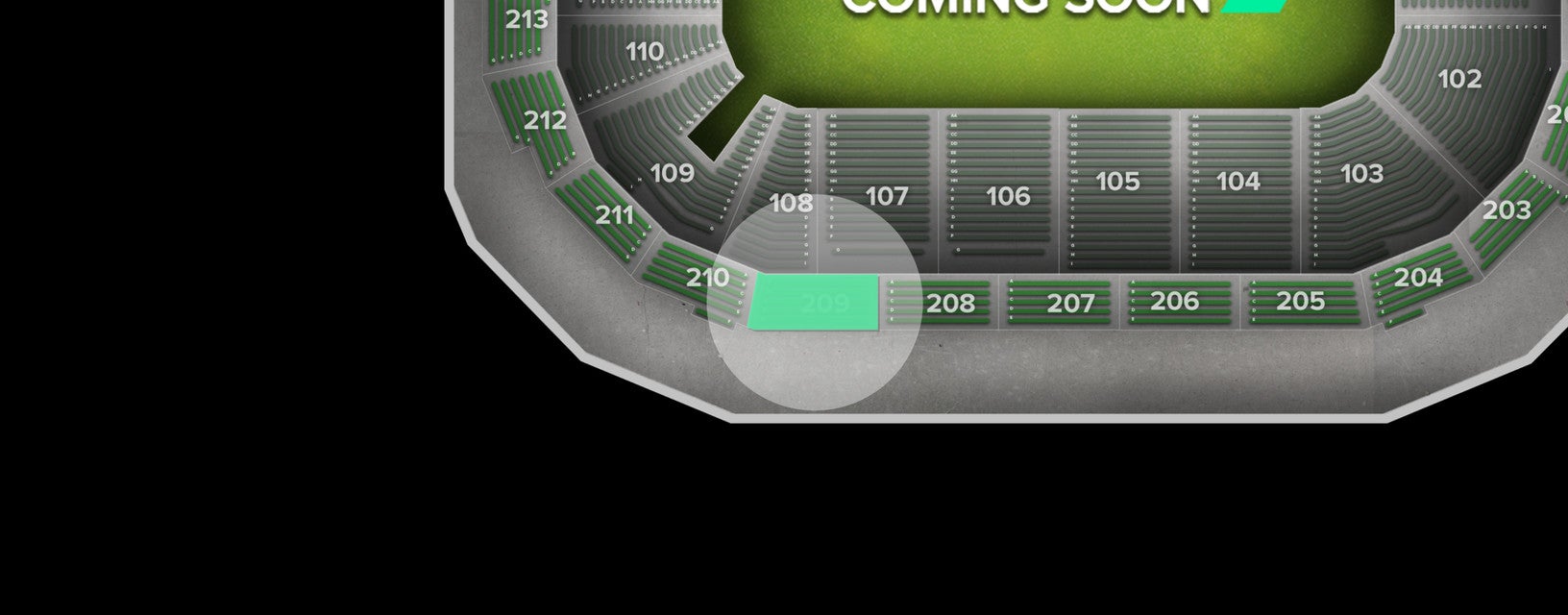 Seat view from Upper