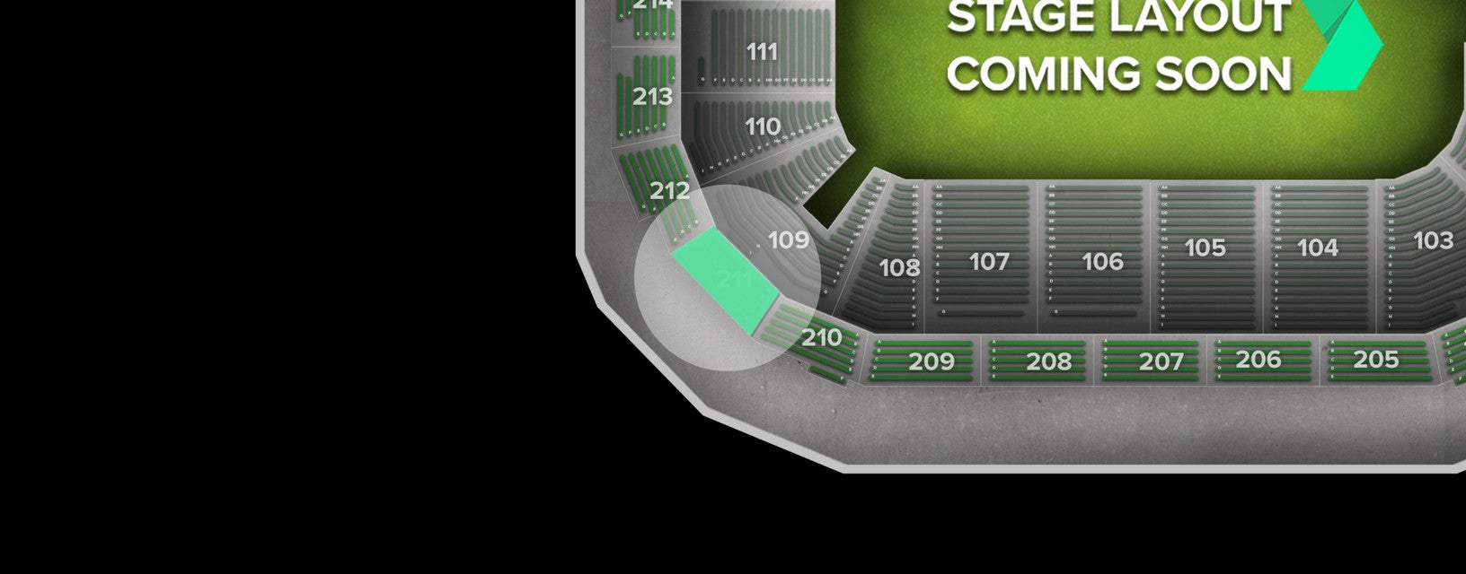 Seat view from Upper