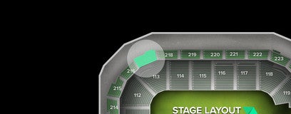 Seat view from Upper