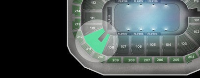 Seat view from Lower