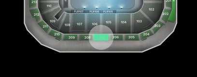 Seat view from Upper