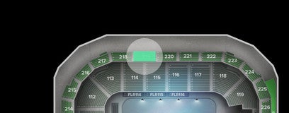 Seat view from Upper