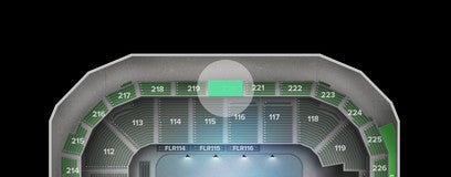 Seat view from Upper