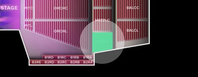 Seat view from Mezzanine Left