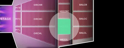 Seat view from Mezzanine Left Center