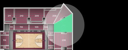 Seat view from Upper