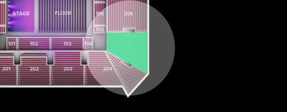 Seat view from Upper