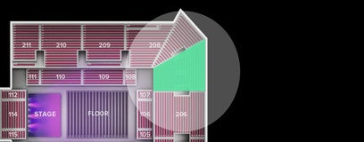 Seat view from Upper