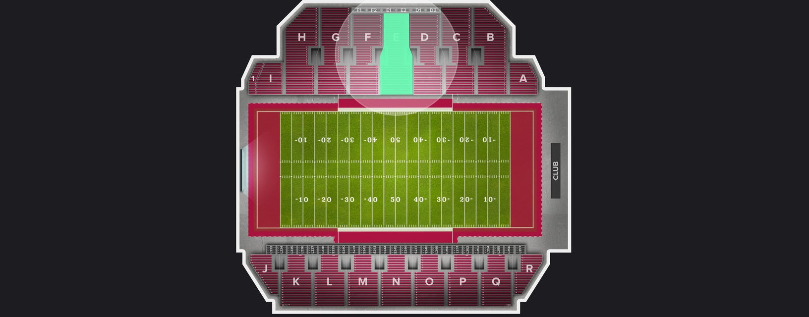 Seat view from Section