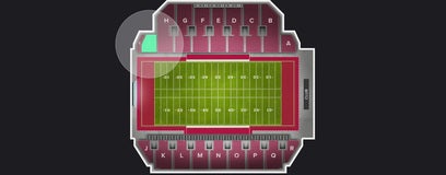 Seat view from Section