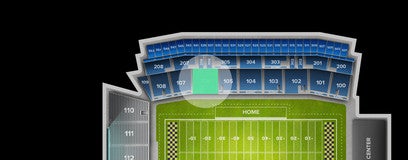 Seat view from Lower Sideline